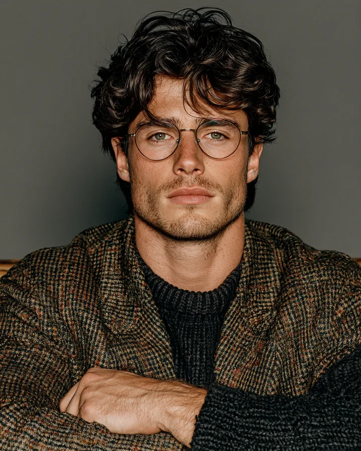 Bram de Vries in the studio